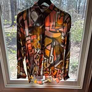 Abstract Patterned Blouse